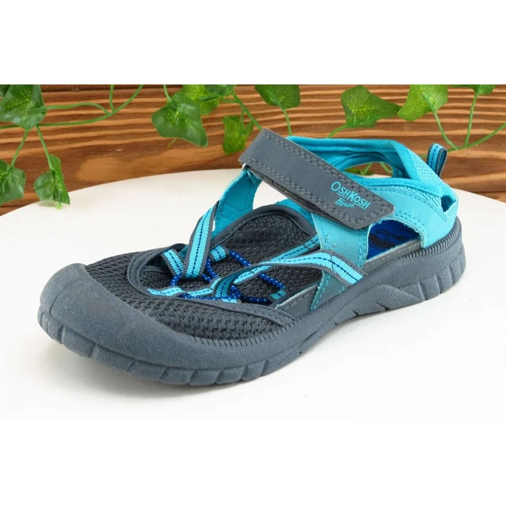 OshKosh B'gosh Youth Girls Shoes Size 2 M Gray Sport Mesh